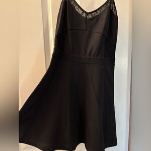 Express Strapless Black Dress